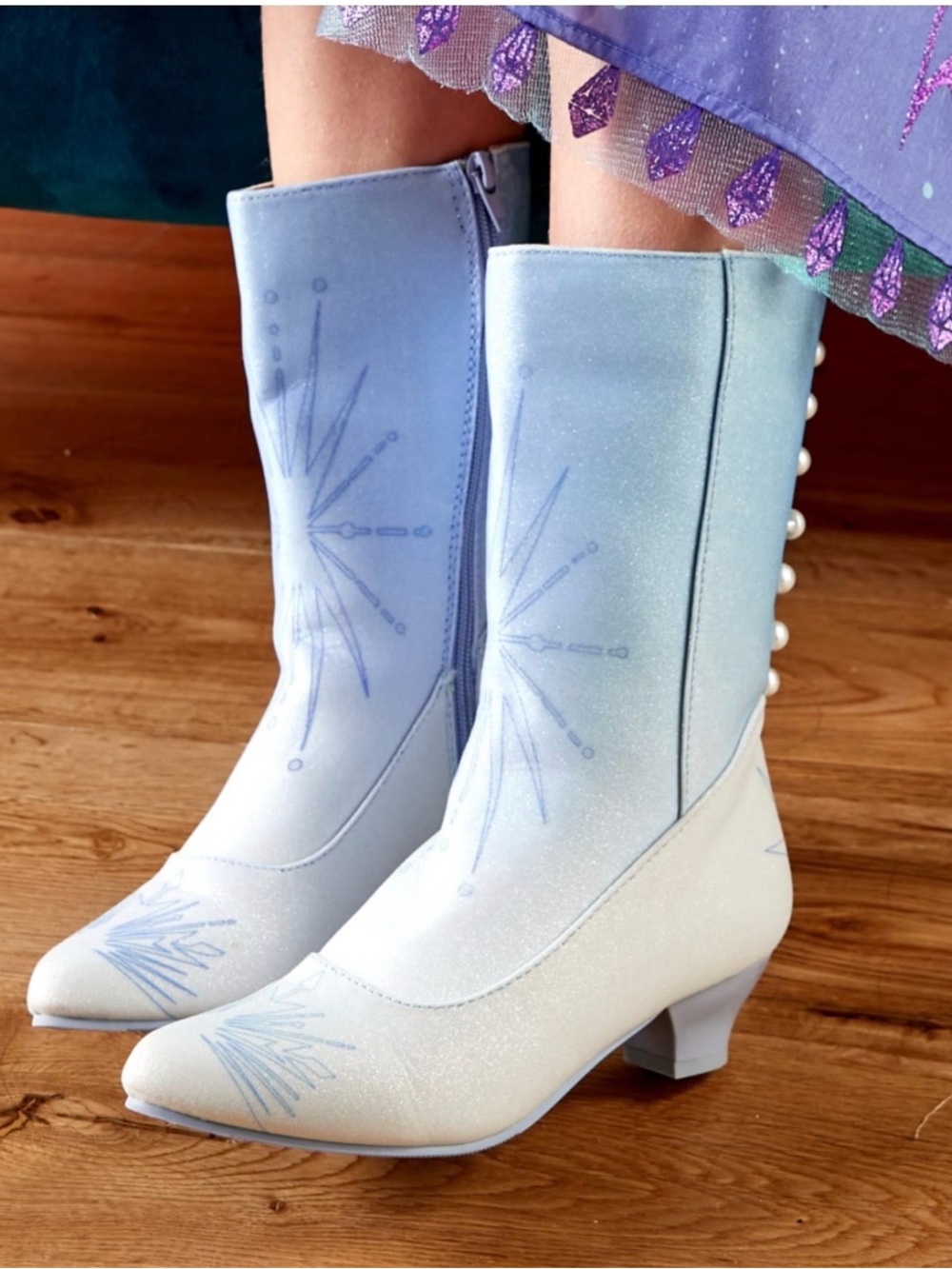 Disney World Store ❄️Frozen II Elsa costume boots size 11/12